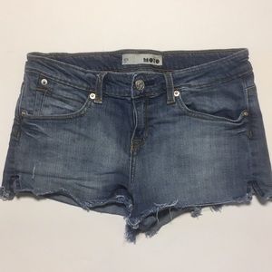 Top shop Moto Jean Cutoff Shorts